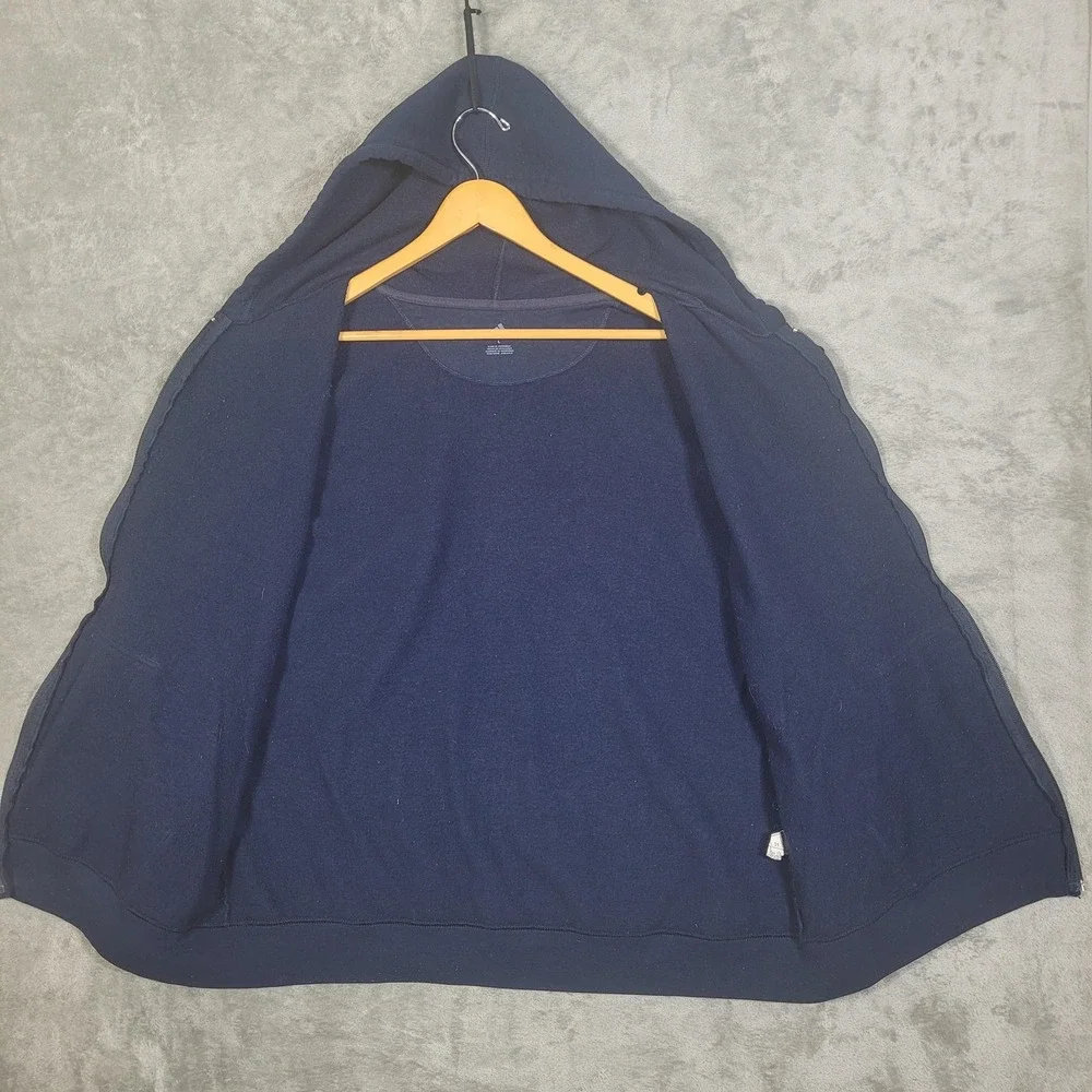 University of Michigan Hoodie Mens Large Full Zip Adidas UofM Sweatshirt